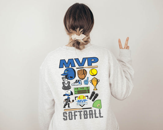 MVP SOFTBALL CREWNECK SWEATSHIRT